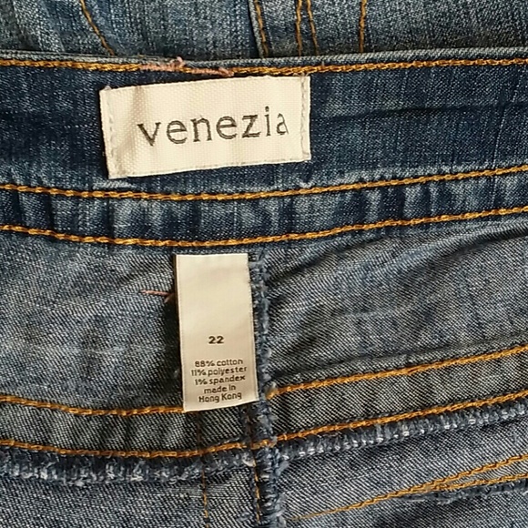 Venezia Short Blue Jeans Size 22 Denim - Picture 5 of 5